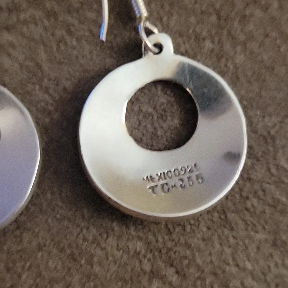 TAXCO Mexican Hoop Dangle Hook Earrings TC-255